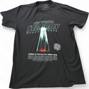 The Weeknd Starboy 2017 World Tour T-Shirt Legend Concert Hip Hop Rap XO Merch M